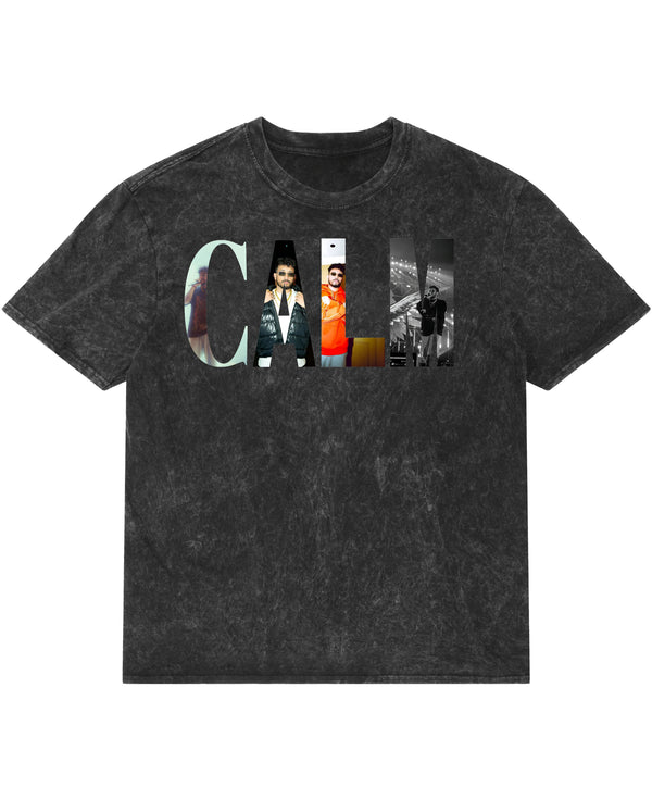 CALM Tribute Acid Wash Oversized T-Shirt