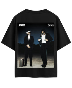 Future x Metro" Black Oversized T-Shirt
