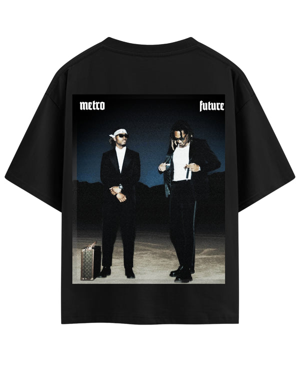 Future x Metro" Black Oversized T-Shirt