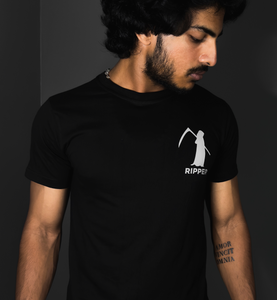 Ripper Black Basic T-Shirts