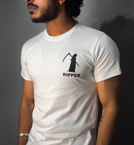 Ripper White Basic T-Shirt