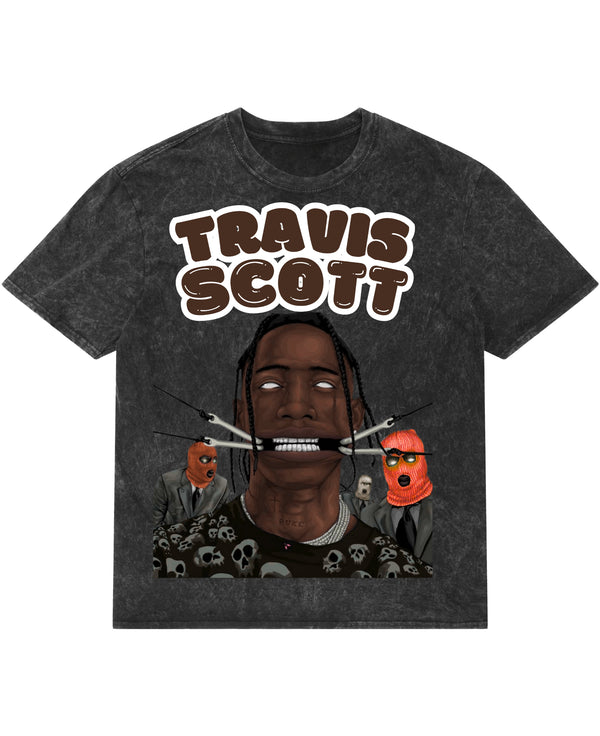 Travis Scott Acid Wash Oversized T-Shirt