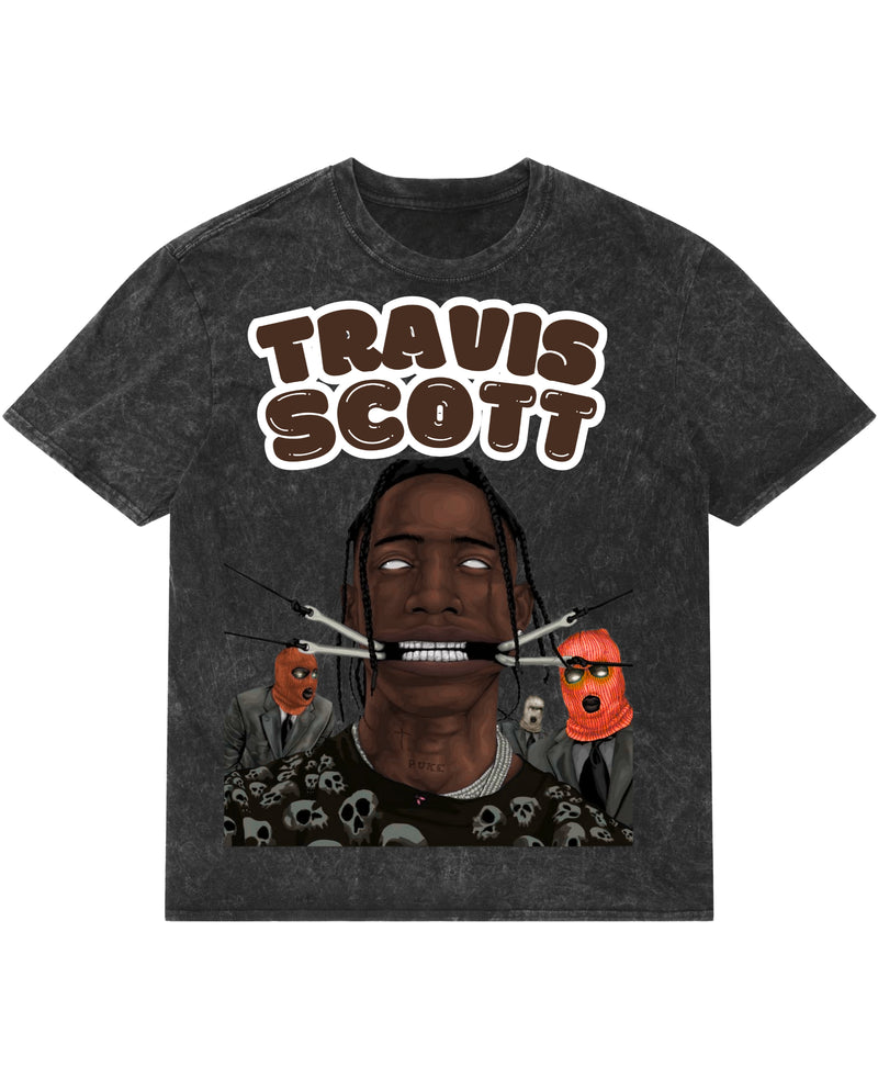 Travis Scott Acid Wash Oversized T-Shirt