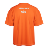 Directed by god Orange Oversized-tshirt