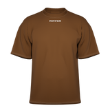 Directed by god Brown Oversized-tshirt