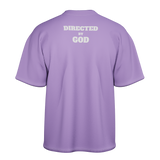 Directed by god Lavender Oversized-tshirt