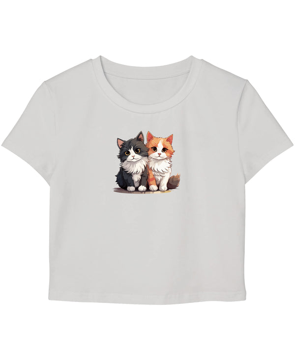 White Baby Tee Front Design