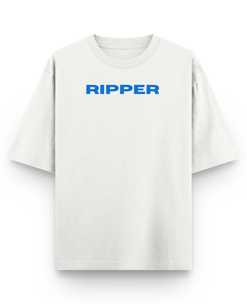 Off White Oversized T-shirt Front Design