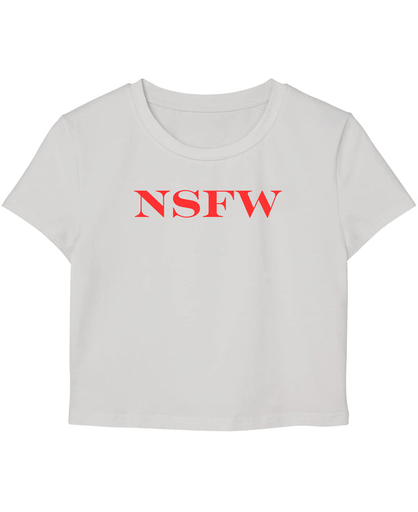 White Baby Tee Front Design