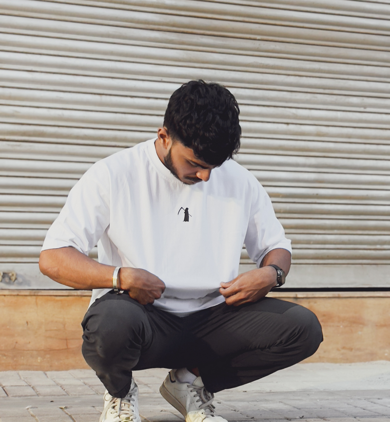 Hunt White Oversized T-Shirt